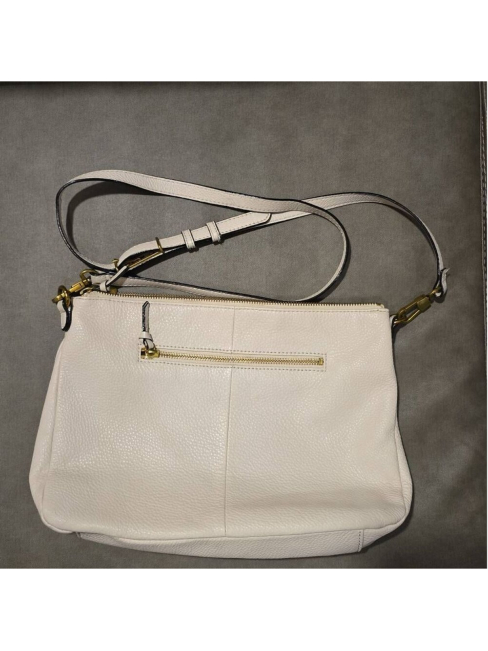 The Sak Collection Light Pink Pebbled Leather Shoulder Bag. H-9", L-12", W-2.5".